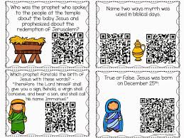 Are you confident in your biblical knowledge and are interested in scoring some points from the big guy up there? Christmas Bible Trivia Game With Qr Codes Freebie Miss Decarbo