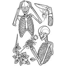 Skeleton Tattoo Flash Skull Tattoo Design Flash Tattoo Rose Tattoo Design