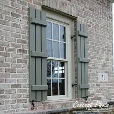 Ekena Millwork 15 In X 51 In Exterior 4 Board 2 Batten Composite Board N Batten Shutters Per Pair Tudor Brown Cwb15x051tbc The Home Depot In 2020 Brick Exterior House Shutters Exterior Exterior Brick
