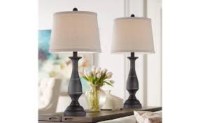 You don't have to struggle to find. Ben Farmhouse Traditional Table Lamps Set Of 2 Dark Bronze Brown Metal Beige Linen Drum Shade Decor For Living Room Bedroom House Bedside Nightstand Home Office Entryway Family Regency Hill Amazon Com
