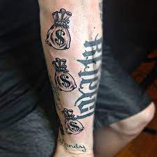 January 3, 2021 admin uncategorized 0 there are a lot of people who feel that they should have their entire body covered with tattoos, and for a lot of this reason, they need to find the best places that will help them find their perfect tattoo designs. 101 Best Money Tattoos For Men Cool Designs Ideas 2019 Guide Money Bag Tattoo Tattoos For Guys Money Tattoo