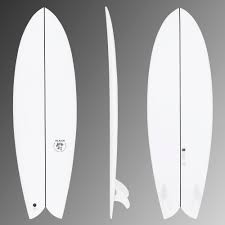 Surfboards are a foam sandwich. Surfboard 900 Fish 5 8 35 L Olaian Decathlon
