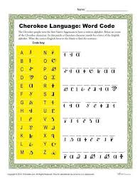 With This Free Printable Activity Students Learn About The Cherokee Language By Completing The Puzzl Cherokee Language Cherokee Words Native American Language