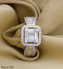 American Diamond Premium Collections Chanel Stone With Gold Plating Rama Creations Manufacturer Best Diamond Rings Fancy Diamond Ring Unique Diamond Rings