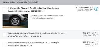 Ich würd im sommer winterschluppen kaufen und im winter. Ii Ii Preiswert Winterreifen Fur Das Neue Leasingfahrzeug Kaufen