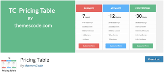 The Best Wordpress Pricing Table Plugins For 2019 Colorlib