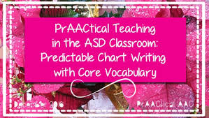 praactical teaching in the asd classroom predictable chart