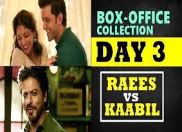 Kaabil 3rd day collection kabil 1st friday box office 3 days report on the first day, kaabil collection ends up with earning 10.43 crore rupees which were a good number considering the facts. Raees Vs Kaabil Day 3 Box Office Collection