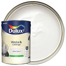 Ideal for small rooms and lofty white rules. Dulux White Cotton Silk Emulsion Paint 5l Wickes Co Uk