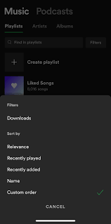 You can use the mobile or computer app to hide your recently played songs and artists. Solved June 2019 Updates The Spotify Community
