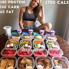 Image May Contain 1 Person Food Low Calorie Meal Plans 1600 Calorie Meal Plan Meal Prep Clean Eating