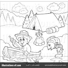 Cub scout coloring home all coloring pages. Boy Scout Clipart 1057439 Illustration By Visekart