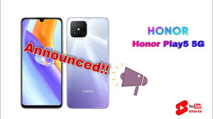 Honor Play5 5G Announced