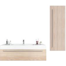 Mit der breiten palette an erhältlichen. Badezimmer Badmobel Set Garcia 120cm Eiche Hell Unterschrank Hochschrank Waschbecken Waschtisch Moebel Suchmaschine Ladendirekt De