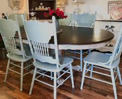 Round Dining Table Set Painted Dining Table Farmhouse Table Chairs Dining Table Makeover