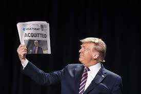 Trump brushes off impeachment at michigan rally. Thirteen Well Ten Ways Of Looking At An Impeachment And Acquittal The New Yorker