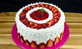 Resep Dan Cara Membuat Kue Ulang Tahun Stroberi Fruit Cake Yang Sederhana Dan Enak Selerasa Com Request dari pelanggan kami diluar kota untuk temannya yang berada di kota kami.
