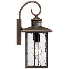 Buy motion solar wall fixtures and get the best deals at the lowest prices on ebay! Deaver 15 1 4 High Bronze Motion Sensor Outdoor Wall Light 33h55 Lamps Plus