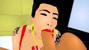 Oral sex-job in the living room