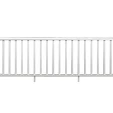 Metal stair railings are available in several different lines and designs to create the look you want. Veranda Traditional 8 Ft X 36 In White Polycomposite Rail Kit Without Brackets For Sale Online Ebay