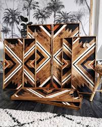 Check spelling or type a new query. Boho Art Aztec Wood Boho Wood Art Wall Hangi Folksy