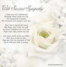 With Sincerest Sympathy Facebook Greeting Cards Sympathy Quotes Sympathy Poems Sympathy Card Sayings