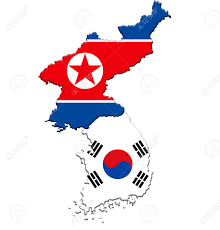 North korea is located in eastern asia. North Korea And South Korea Map Flag Icon Stock Photo Picture And Royalty Free Image Image 100751969
