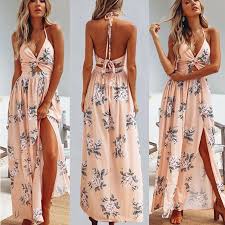 8872428066 1574207343 Source By Jeblackledge Beach Casual Clothes Dress Loose Maxi Sleev In 2020 Long Summer Dresses Casual Summer Dresses Vintage Maxi Dress