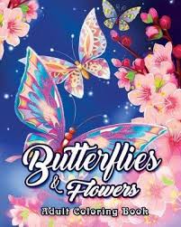 Grab your pencil crayons and find yourself drawn into the beautiful world of coloring. Butterflies And Flowers Adult Coloring Book Coloring Book Cafe Book In Stock Buy Now At Mighty Ape Nz