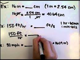 physics unit conversion review