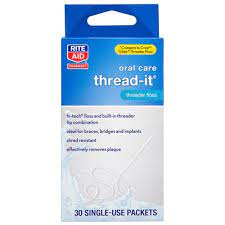 Rite Aid Oral Care Thread It Floss 30 Ct Rite Aid