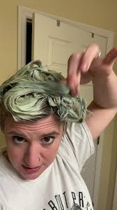 Bleach Bath for Green Hair Transformation