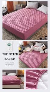 Waterproof Mattress Cover Bed Cover Multicolor Thickened Anti Mite Mat Creationsg Waterproof Mattress Cover Waterproof Mattress Mattress Covers