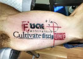 Discipline Got This After I Turned My Life Around By Losing Around 40kg And Getting Into Fitness Discipline Tattoo Tattoos How To Make