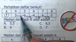 Cara Cepat Median Statistika Smp Youtube