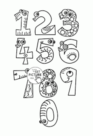 There are three main categories of colors: Monster Numbers Coloring Pages For Kids Counting Numbers Printables Free Wuppsy Com Coloring Books Coloring Pages Summer Coloring Pages