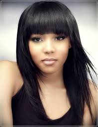Some Trendy And Beautiful Hairstyles For Black Women Braidshairstyle Kinkycurlsgaloreandlocks Long Hair With Bangs Bangs With Medium Hair Hair Styles 2014