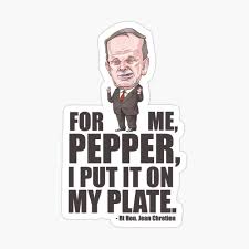 Jean chretien served as canada's 20th prime minister from 1993 to 2003. Jean Chretien Pepper Quote Photographic Print By Mackaycartoons Redbubble