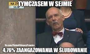 Wymóg bezpieczeństwa czy polityczny cyrk? Spiacy Janusz Korwin Mikke Pierwsze Posiedzenie Sejmu Ix Kadencji Oczami Internautow Zobaczcie Najlepsze Memy Zdjecia Kurier Poranny