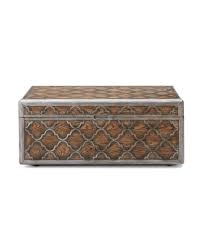 Wooden square galvanized metal lined storage trunk, (set of 2) price $ 132 23 $ 223 09 $ 273 53 $ 324 61 /set. Hooker Furniture Herman Trunk Style Coffee Table