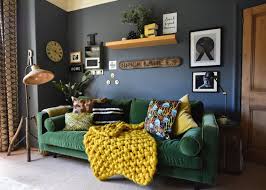 Nicola Broughton The Girl With The Green Sofa Blog Homespotlight On Zulucow Green Couch Living Room Green Sofa Green Sofa Living