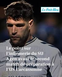 Pro D2 : le point sur l'infirmerie du SU Agen avant le second match de  préparation à l'US Carcassonne ➡️ https://l.petitbleu.fr/iY