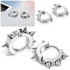 Maybe you like to wear bracelets, necklaces, and even earrings. Mens Stainless Steel Spike Circle Heart Huggie Hoop Earrings Punk Cool Earrings For Men Boys Gifts Pendientes Aros Plata Hoop Earrings Huggie Hoop Earringsearrings Hoop Earrings Aliexpress