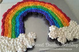 Unicorn birthday party, baby shower, rainbow unicorn, my little pony, enchanted theme, pegasus (with wings) Rainbow Cupcake Cake Sweet Dreams Bakeshop Saskatoon