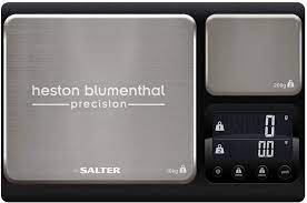 Chef heston blumenthal has been described as a culinary alchemist for his innovative style of he also owns the hinds head hotel, a village pub in bray. Amazon De Heston Blumenthal Digitale Kuchenwaage Mit Doppelfunktion 2 Plattformen Hohe 10kg 1g Kapazitat Prazisionsplattform Mit 200g 0 1g Metrische Und Imperiale Einheiten Zuwiegefunktion Aquatronic