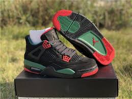 2019 New Release Air Jordan 4 Gucci Gorge Green For Sale Jordan Shoes Girls Air Jordans Black Nike Shoes
