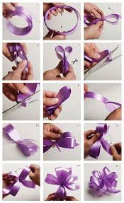 Hammer two nails the distance apart needed to create the size bow desired. Finish Your Gift Basket With A Diy Bow Bows For Presents Bows Diy Ribbon How To Make A Ribbon Bow