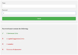 How To Create A Password Validation Form