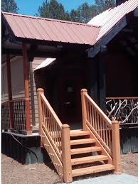 For exposed side stringers, use cedar lumber. Timber Stairs Handrails Interior And Exterior Custom Built By Moresun