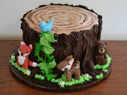 Woodland Animal Baby Shower Cake Cakecentral Com